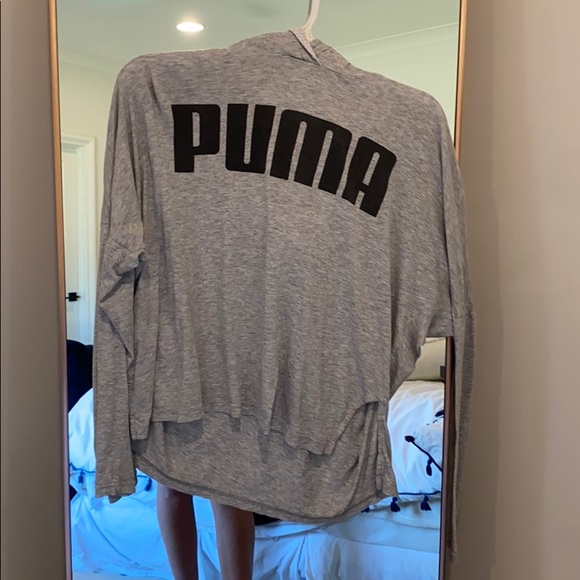 Cropped light Puma Sweatshirt - Picture 1 of 2